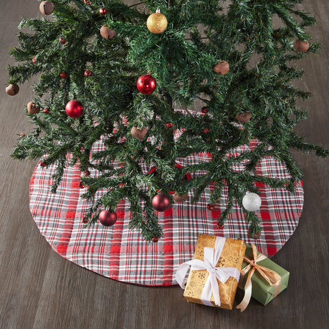 Gregor Plaid Tree Skirt 36