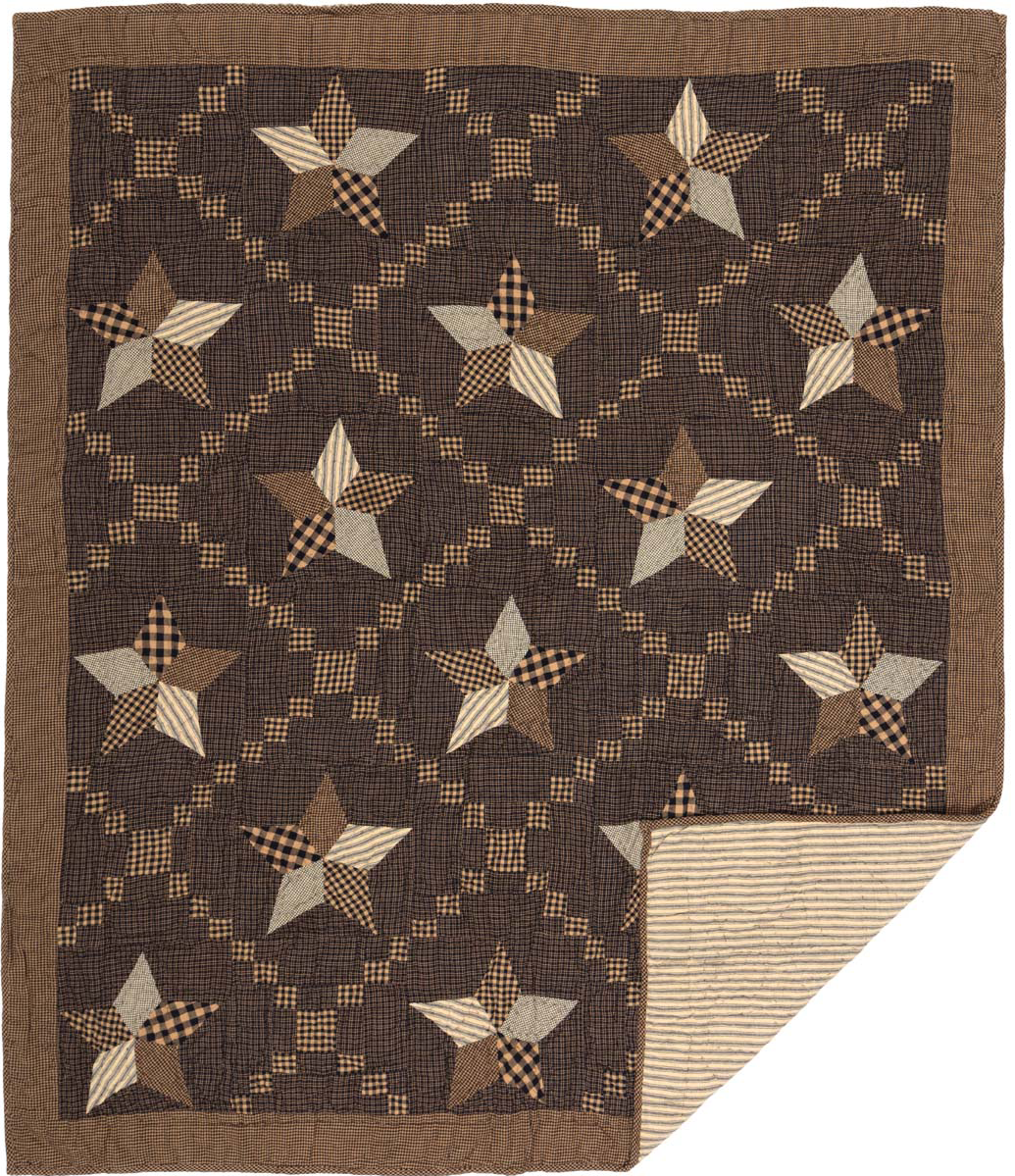 Farmhouse Star Quilted Throw 60x50 - Final Qtys - Allysons Place