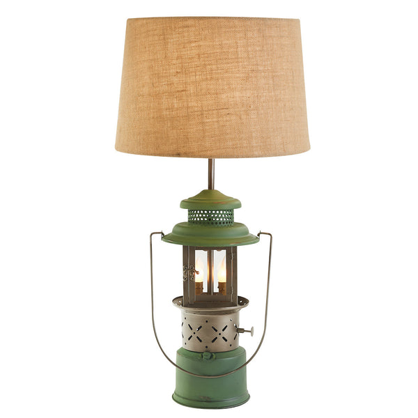 Green Camp Lantern Lamp