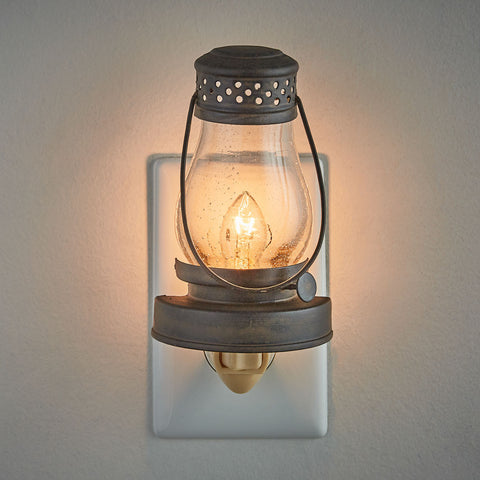 Looking for a fun way to light the dark places in your home? This Lantern With Glass Night Light by serves the purpose!