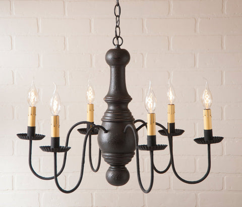 Maple Glenn Country Chandeliers Americana Black Primitive Country Farmhouse Lighting Kitchen Bath Home Décor & Acessories