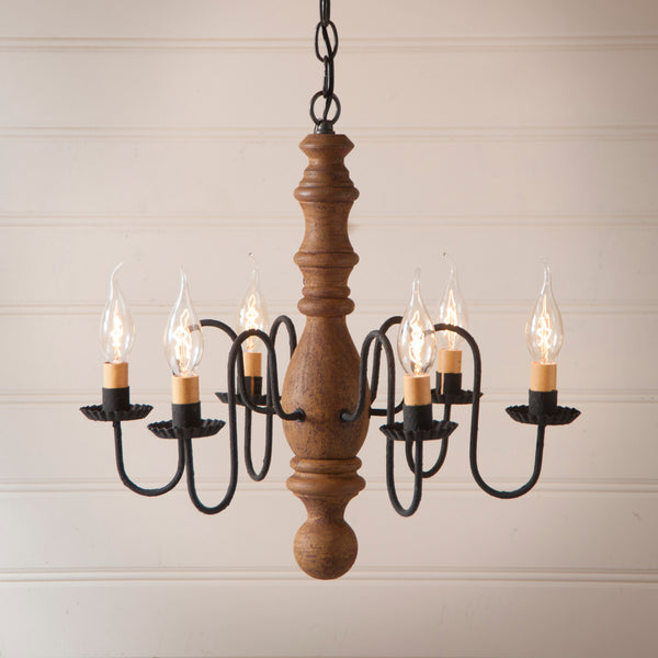 Manassas Country Chandeliers Hartford Red over Black Primitive Country Farmhouse Lighting Kitchen Bath Home Décor & Acessories