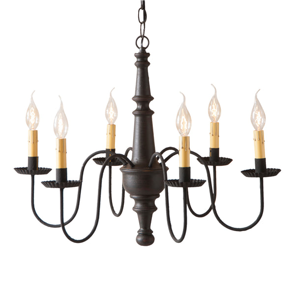 Harrison Wooden Country Chandelier