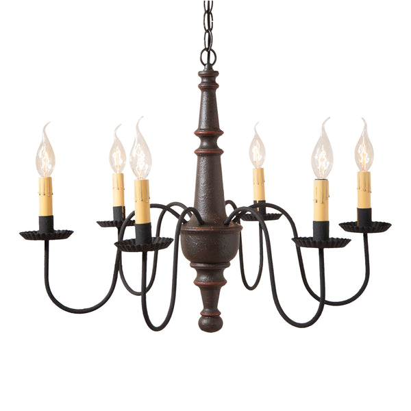 Harrison Wooden Country Chandelier