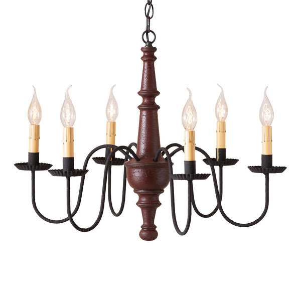 Harrison Wooden Country Chandelier