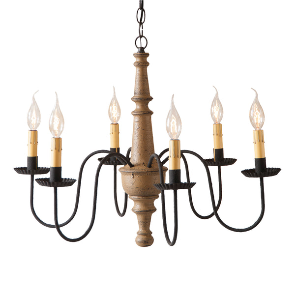 Harrison Wooden Country Chandelier