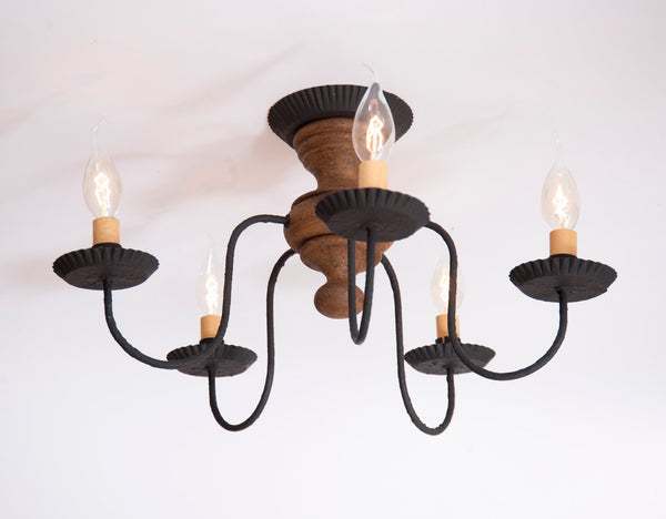 Thorndale Country Ceiling Lights Hartford Mustard over Red Primitive Country Farmhouse Lighting Kitchen Bath Home Décor & Acessories