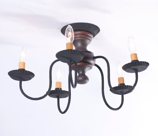 Thorndale Country Ceiling Lights Pearwood Primitive Country Farmhouse Lighting Kitchen Bath Home Décor & Acessories