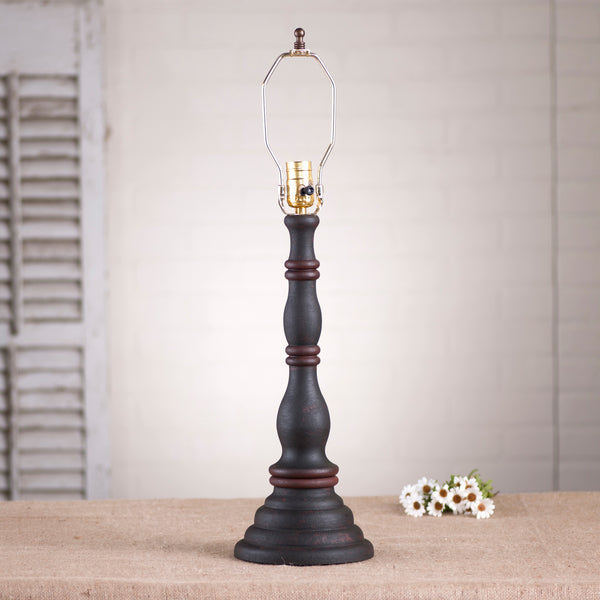 Hartford Black with Red Stripe Primitive Country Farmhouse Lighting Kitchen Bath Home Décor & Acessories