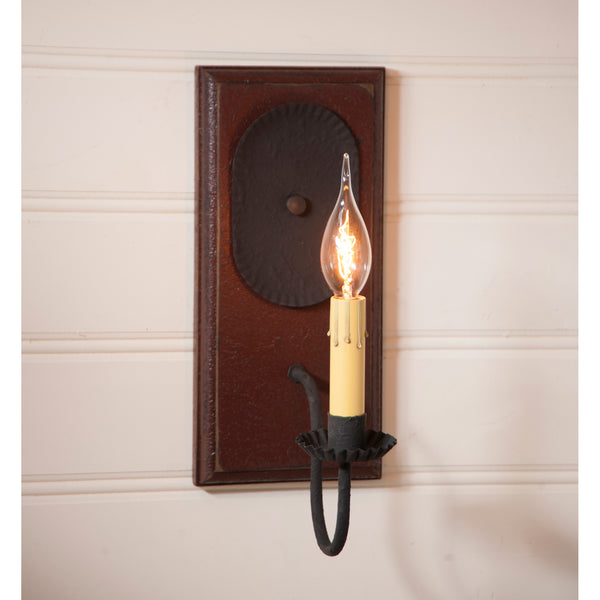 Wilcrest Sconce in Vintage White Country Primitive, Primitive Country Farmhouse Style Lighting Window Home Bath Kitchen Décor & Accessories