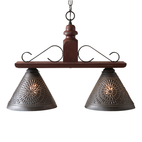 Medium Wellington Wooden Country Island Light