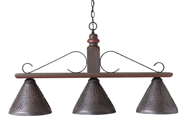 Large Wellington Wooden Country Island Light