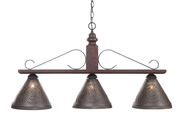 Large Wellington Wooden Country Island Light