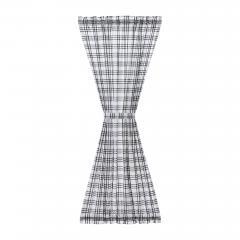 Sawyer Mill Black Plaid Door Panel 72x40