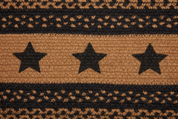 Farmhouse Star Jute Runner Stencil Stars 8x24