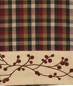 Lancaster Berry Lined Swag 72x36