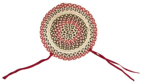 Highland  Braided Chair Pad 15 in. set/4