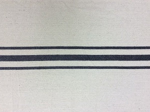 Grain Sack Cream/Black Medium Pillow 16"x16" See website for free shipping offer. Primitive Country Home Decor.