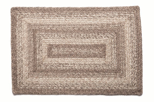 Ashwood 36x60 in. Braided  Rectangle Rug, Primitive Country Farmhouse Home Decor.