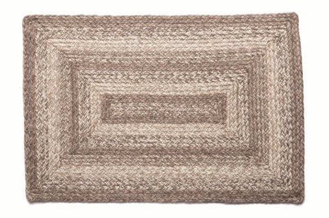 Ashwood 36x60 in. Braided  Rectangle Rug, Primitive Country Farmhouse Home Decor.