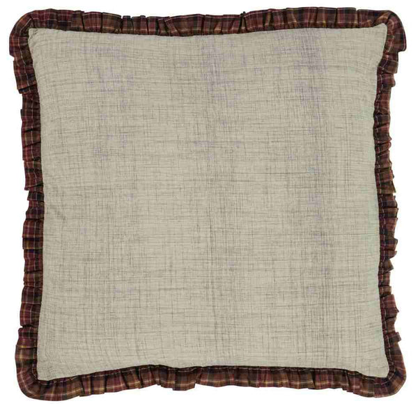 Abilene Star Fabric Euro Sham  - Primitive Country Farmhouse Home Décor