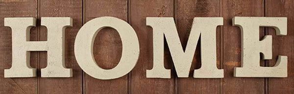 Aged Cream HOME Metal Tin Prepack