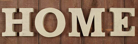 Aged Cream HOME Metal Tin Prepack