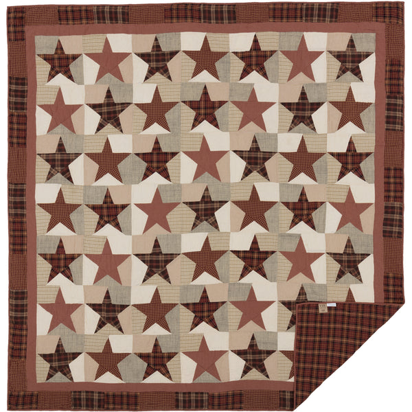 Abilene Star Queen Quilt Combo with 2 Standard Shams and 1 Standard Pillow Case Set - Clearance