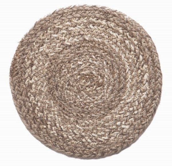 Ashwood Braided Jute Trivet 8 in. set/4
