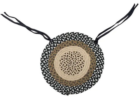 Harbor   Braided Chair Pad 15 in. set/4