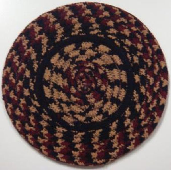 Blackberry Braided Jute Trivet 8 in.