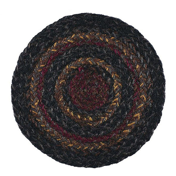 Slate Braided Trivet 8 in. set/4