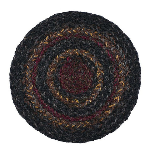 Slate Braided Trivet 8 in. set/4
