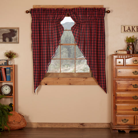 Cumberland Prairie Short Panel Curtain Set of 2 63x36x18