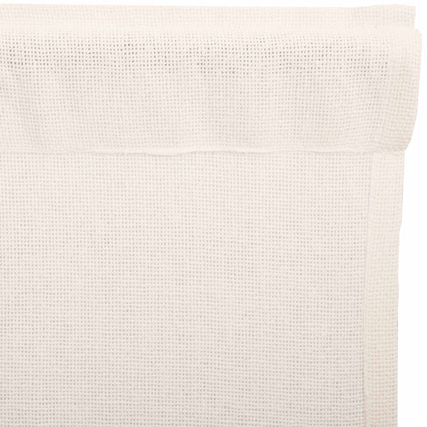 Burlap Antique White Prairie Long Panel Set of 2 84x36x18