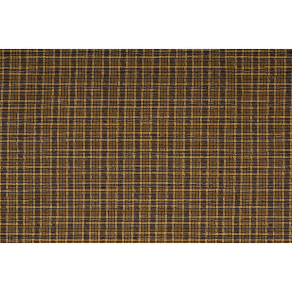 Tea Cabin Green Plaid Valance 16x60