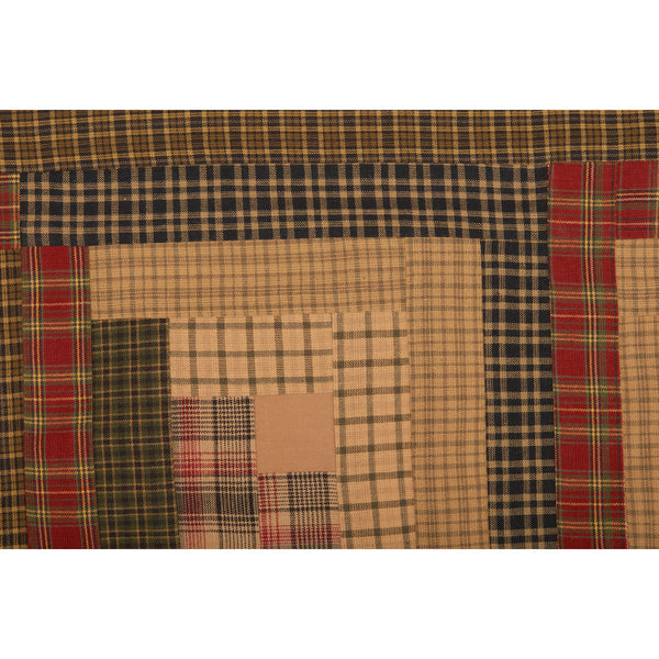 Tea Cabin Valance Log Cabin Block Border 20x60