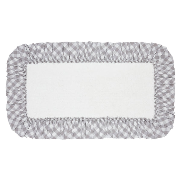 Annie Buffalo Grey Check Bathmat 27x48