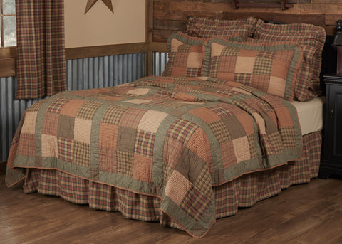 Crosswoods Queen Quilt 90Wx90L