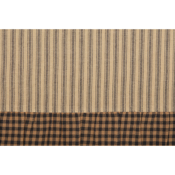 Farmhouse Star Ticking Stripe Fabric Euro Sham 26x26