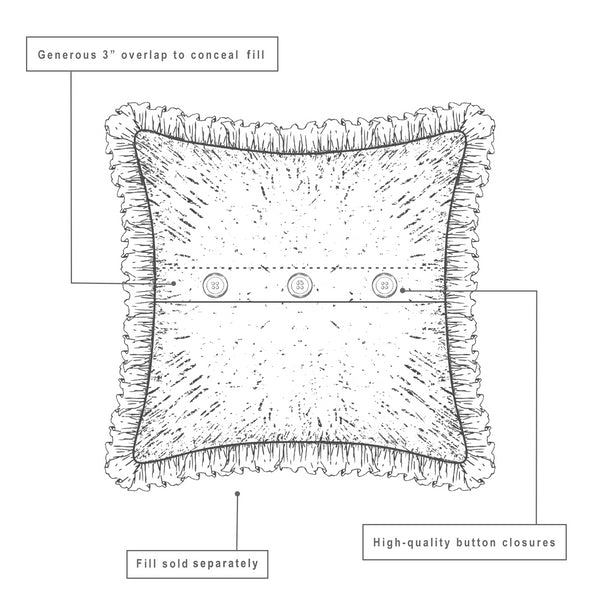 Kaila Fabric Euro Sham 26x26