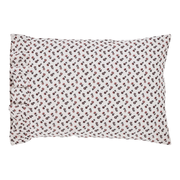 Florette Ruffled Standard Pillow Case Set of 2 21x26+4