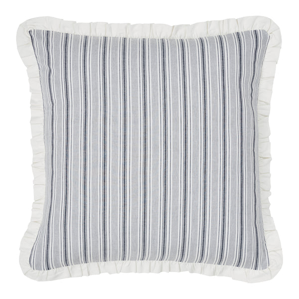 Sawyer Mill Black Fabric Euro Sham 26x26