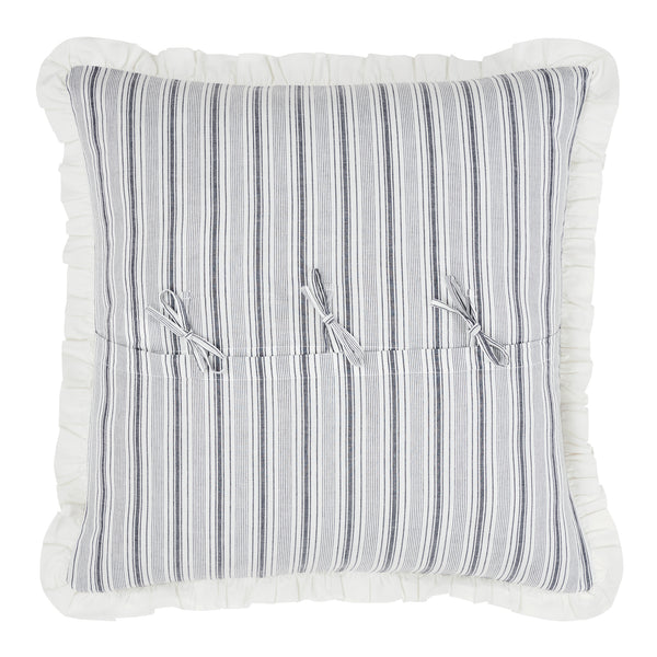 Sawyer Mill Black Fabric Euro Sham 26x26