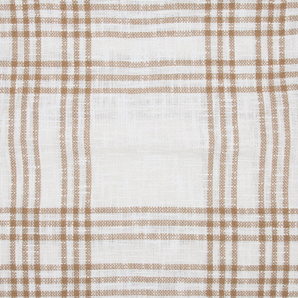 Wheat Plaid Fabric Euro Sham 26x26