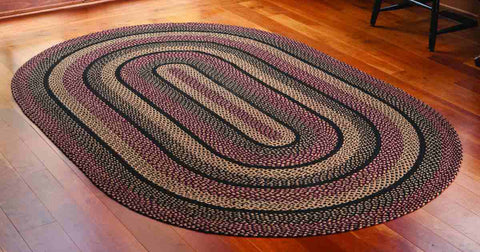 Blackberry Jute Rug/Runner Oval