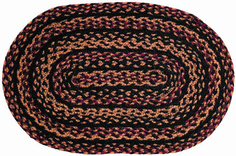 Blackberry Jute Rug Oval