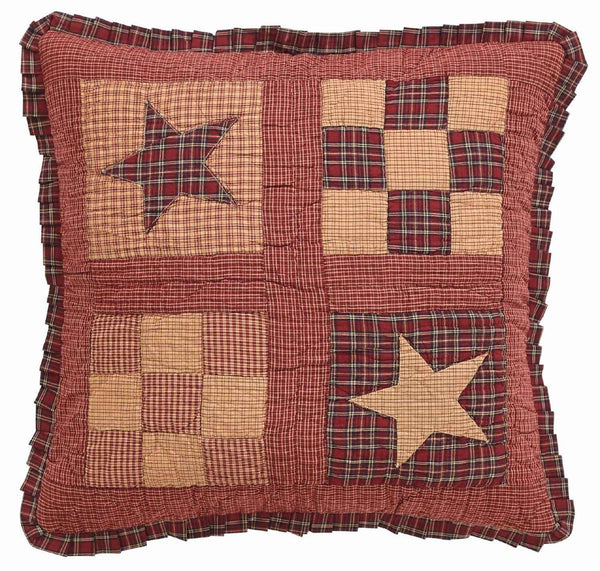 Tea Cabin Log Cabin Hooked Pillow 18x18 - Clearance - Final Qtys - Allysons  Place