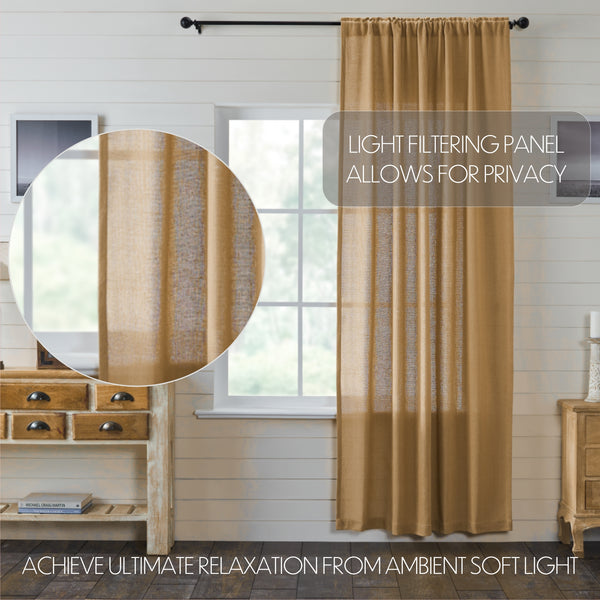 Burlap Natural Panel 96x50