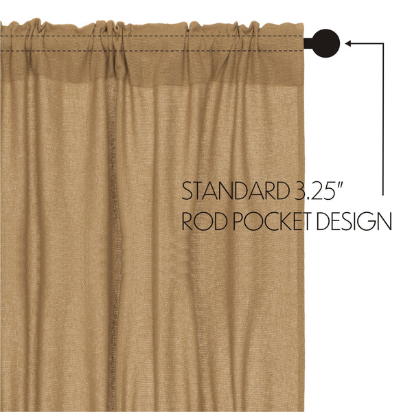 Burlap Natural Panel 96x50